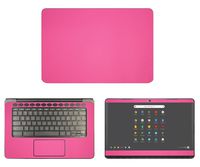 decalrus - Protective Decal for HP ChromeBook 14-CA061DX (14" Screen) Laptop Rose Carbon Fiber Skin case Cover wrap CFhpChrmbk14_CA061dxRose