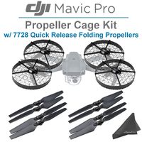 DJI Propeller Cage for Mavic Pro Quadcopter, CP.PT.000592, with 4 Sets of DJI Mavic Pro 7728 Quick-Release Folding Propellers (Required During Use)