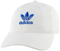 adidas Originals Women's Relaxed Adjustable Strapback Cap, White/Bluebird, ONE SIZE