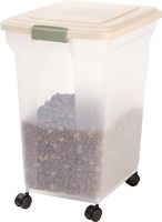  IRIS Premium Airtight Pet Food Storage Container, 55-Pounds,  Almond