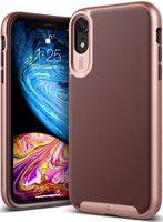 Caseology Wavelength for iPhone XR Case (2018) - Stylish Grip Design - Burgundy