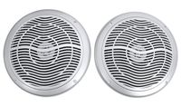 Rockville Pair 8" 800 Watt Waterproof Marine Boat Speakers 2-Way Silver, 8 inch (RMC80S)