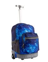 Seanshow Kids Wheeled Backpack Laptop Rolling Backpack for Schooling & Travel, 18 inch (Galaxy)