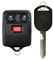 KeylessOption Keyless Entry Remote Control Fob Uncut Blank Car Ignition Key For GQ43VT11T, CWTWB1U345