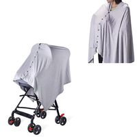 Baby Nursing Cover & Nursing Poncho - Multi Use Cover for Baby Car Seat Canopy, Shopping Cart Cover, Stroller Cover, Infinity Scarf 360° Privacy Breastfeeding Protection,Baby Shower Gifts for Boy&Girl