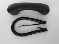 The VoIP Lounge Replacement Black Handset with 9 Foot Cord for NEC Univerge DT300 DTL Series Phone 2E 6DE 12D 24D 32D 8LD