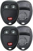 KeylessOption Just the Case Keyless Entry Remote Key Fob Shell (Pack of 2)