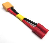 "FLEUR" Q HXT Banana 3.5 Male Male RC Connector to Male XT60 Connector Adapter (1)