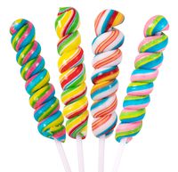 Narwhal Novelties Twist Lollipops, Candy Suckers (12-Pack)