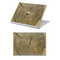 MasiBloom Full Body Protector Sticker Decal Protective Laptop Cover Skin for 13" 13.5 inch Microsoft Surface Book 2 (2017 Released) (for 13.5" Surface Book 2, Wood- Brown Cobweb)