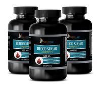 Blood Flow for Women - Blood Sugar Support 600 MG - Cardiovascular Health - Cinnamon Extract Supplement - 3 Bottles 180 Capsules