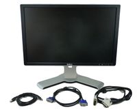 DEll 22" Wide Flat panel monitor LCD 2208WFPt screen resolution 1680 x 1050 at 60 Hz