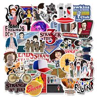 Stranger Things Stickers Pack(50 Pcs) Laptop and Water Bottle Decal Waterproof Vinyl Stickers for Teens, Girls, Women Skateboard Motorcycle Bicycle Mobile Phone Luggage Guitar DIY Decal