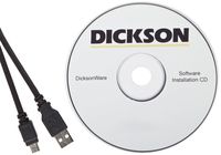 Dickson A016 DicksonWare Software for Dickson Data Loggers, CD, with 6' USB Cable