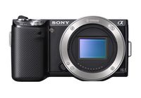 Sony NEX-5N 16.1 MP Mirrorless Digital Camera with Touchscreen - Body Only (Black)