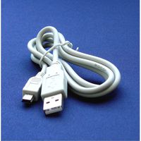 Mini USB - Cable Cord Lead Wire for TomTom GPS 300, 500, 510, 520, 530, 530, 540, 600, 610, 610, 620, 630, 700, 710, 720, 730, 910, 920, 930, 520t, 720t, 920t, 930t GPS Cable - 2.5 Feet white - Bargains Depot