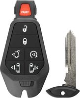 KeylessOption Keyless Entry Remote Control Car Key Fob Starter Alarm for Caravan Town Country