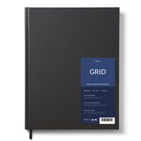 Vela Sciences Advanced DuraCover Lab Notebook, 9.25 x 11.75 inches, 144 Pages (Grid, 1-Pack)