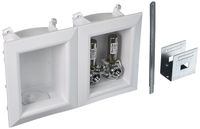 Sioux Chief 696-2313XF Washing Machine Outlet Ox Box- With 1/2 Inch Pex Crimp Connections-With Hammer Arrestors