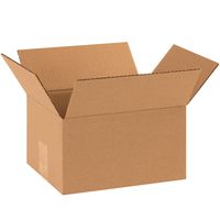 Aviditi 1086 Corrugated Box, 10" Length x 8" Width x 6" Height, Kraft (Bundle of 25)