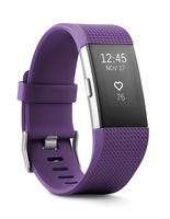 Fitbit Charge 2 Heart Rate + Fitness Wristband, Plum, Large (US Version)