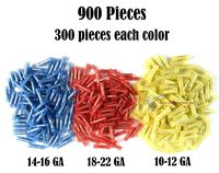 900 RED BLUE YELLOW NYLON BUTT CONNECTOR 22-18 16-14 12-10 AWG GA SCOSCHE
