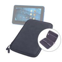 DURAGADGET Black Shell Hard EVA Cover Case and Cover with Dual Zips - Suitable for use with XO 7-inch Kids Tablet XO-780
