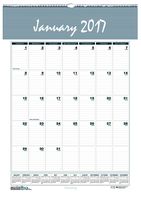 House of Doolittle 2017 Monthly Wall Calendar, Bar Harbor, 12 x 17", (HOD332-17)