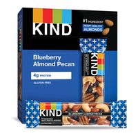 KIND Bars, Blueberry Pecan, Gluten Free, Low Sugar, 1.4 Ounce Bars, 12 Count (Packaging May Vary)