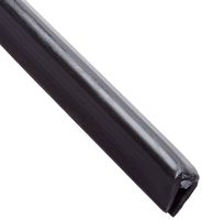 Panduit GES62F-A-C0 Solid Grommet Edging, Adhesive Lined, Black (100-Foot)