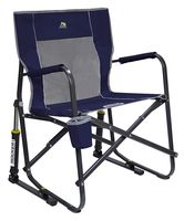 GCI Outdoor Freestyle Rocker Portable Folding Rocking Chair, Indigo
