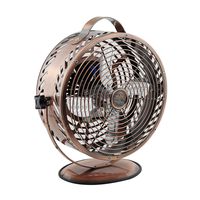 Himalayan Breeze Bronze Fan, Portable Fan, Unique Decorative Lightweight Table Fan