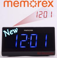 Memorex MC0952 Projection 180° Flip with Focus Clock Double Alarm Radio