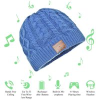 Hat Bluetooth Beanie Headphones with Ear Covers Bluetooth Headphones Headset V4.2 Music Cap Over 6 Hours Running Time Music Beanie for Winter Outdoor Sport