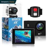 4K Action Camera,Wewdigi HE6000 4K Sports Action Camera Ultra HD 30m Waterproof WiFi 16MP DV Camcorder 170 Degree Wide 2 inch LCD Screen/Remote Control/4k/HD 19 Mounting Kits