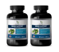 Sleep Pills - Mood Support Natural Complex - Powerful Anxiety Relief - Calming ABILITYS - Reduce Stress - Chamomile Extract - 2 Bottles (120 Capsules)