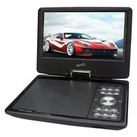 Supersonic SC-259A 9" Portable DVD Player with Digital TV & Swivel Display