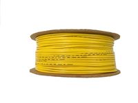 SHAMROCK CONTROLS UL1015-18AWG-YELLOW-500 FT UL 1015 Stranded Copper Wire, 18 AWG, 600V, 500', RAL 1023 Color Code, Yellow