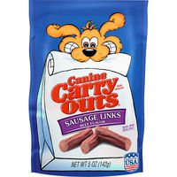 Canine Carry Outs Sausage Links Beef Flavor Dog Snacks, 5 Oz