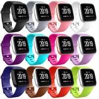 CreateGreat Bands Compatible with Fitbit Versa, Silicone Adjustable Replacement Wristband for Fitbit Versa Smart Watch Heart Rate Fitness Wristband Small Large