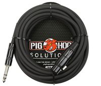 Pig Hog PX-TMXF20 1/4" TRS to XLR Adaptor Cable, 20 Feet