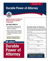 Adams Durable Power of Attorney, Forms and Instructions (LF205)