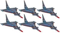 EF2000 13-Inch Eurofighter Large Foam Jet Fighter Glider - 18-Pack