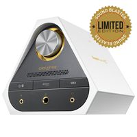 Sound Blaster X7 White 127dB, 24-bit 192kHz High-Res External USB DAC and 100W Audio Amplifier for TV, PC, Mac. Dolby Digital, Bluetooth with aptX Low Latency, AAC, Optical, RCA in/Out