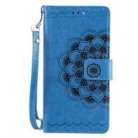 Lomogo Leather Wallet Case for iPhone 11 (6.1") with Stand Feature Card Holder Magnetic Closure, Shockproof Flip Case Cover for Apple iPhone 11 2019 - LOHHA030216 Blue