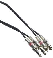 Stagg 20ft. Twin Cable - Phone Plug / Male RCA