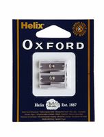 Helix Oxford Double Hole Metal Pencil Sharpener