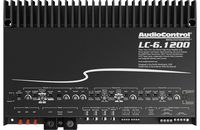 AudioControl LC-6.1200 6-channel Class D Car Stereo Amplifier - 125 Watts RMS x 6/400 Watts x 3 Bridged (1200 Watts total)