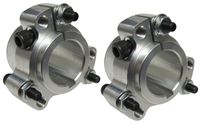 Set of 2 - Clear 1" Rear Lightened Aluminum Racing Wheel Hubs Go Kart Drift Trike
