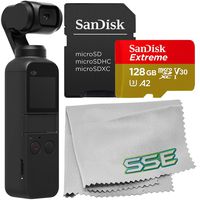 DJI Osmo Pocket Gimbal with SanDisk Extreme 128GB microSDXC Memory Card Bundle